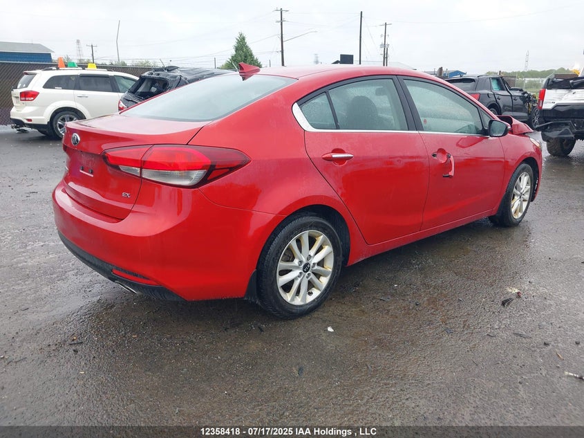 2017 Kia Forte Ex/Ex Luxury/Ex+ VIN: 3KPFL4A85HE093176 Lot: 12358418
