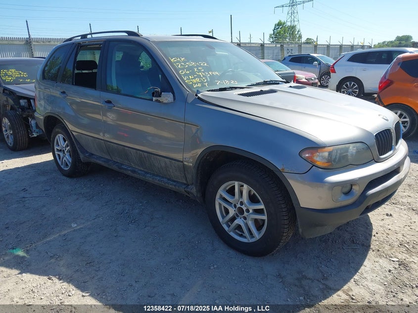 5UXFA13556LY43444 2006 BMW X5 3.0I auction photo 1