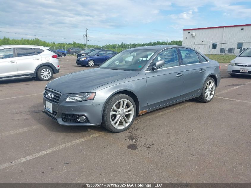 2012 Audi A4 Premium VIN: WAUFFCFL4CA027662 Lot: 12358577