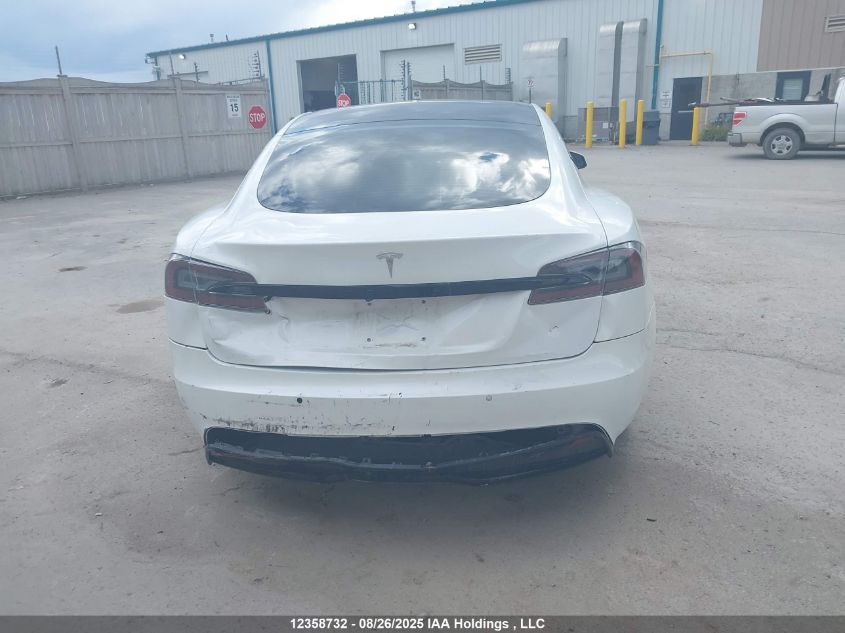 2021 Tesla Model S Long Range VIN: 5YJSA1E56MF456348 Lot: 12358732
