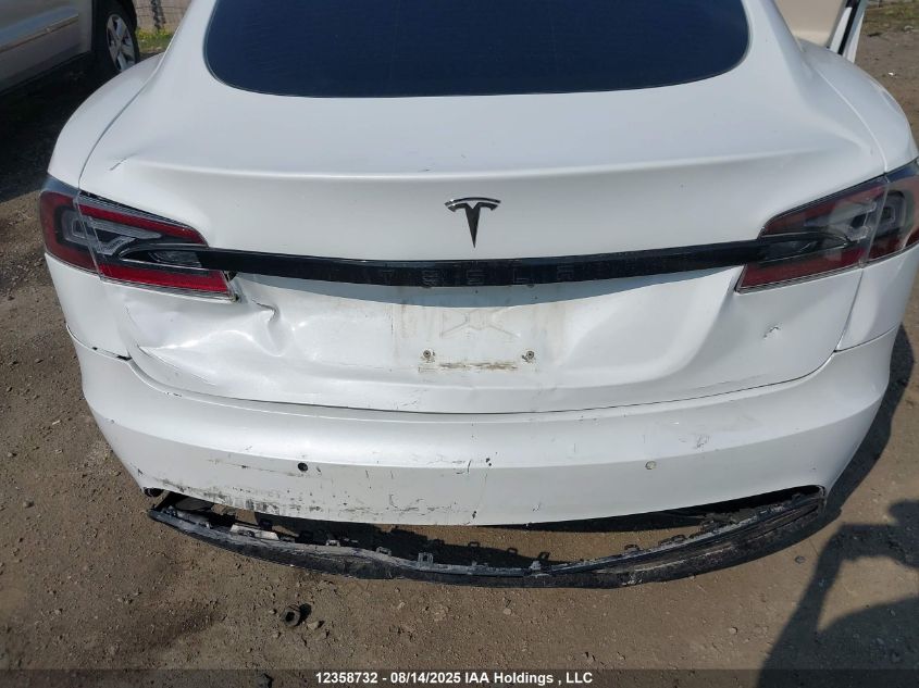 2021 Tesla Model S Long Range VIN: 5YJSA1E56MF456348 Lot: 12358732