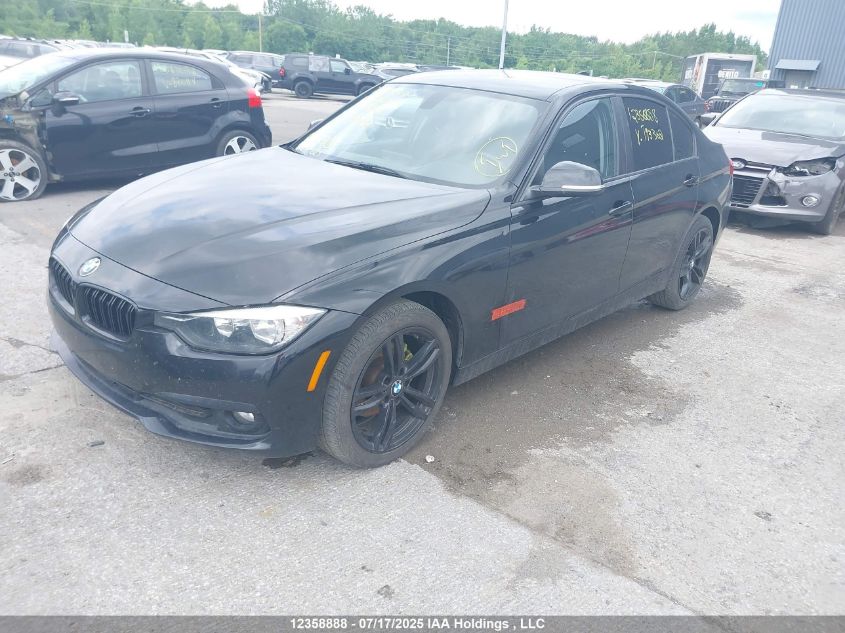 2016 BMW 320 Xi VIN: WBA8E5G55GNT93362 Lot: 12358888