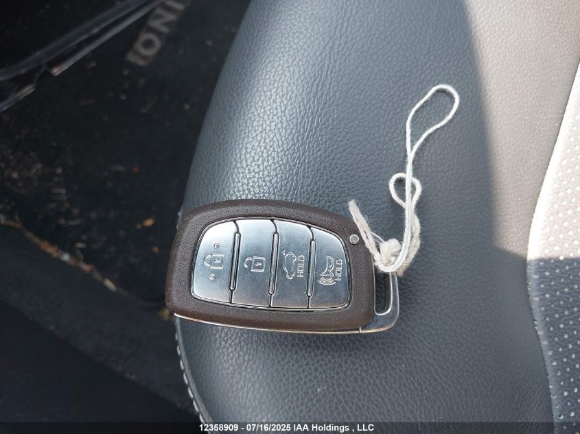 2019 Hyundai Ioniq Hybrid Luxury VIN: KMHC05LC2KU141708 Lot: 12358909