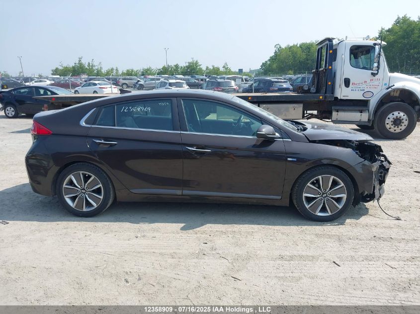 2019 Hyundai Ioniq Hybrid Luxury VIN: KMHC05LC2KU141708 Lot: 12358909
