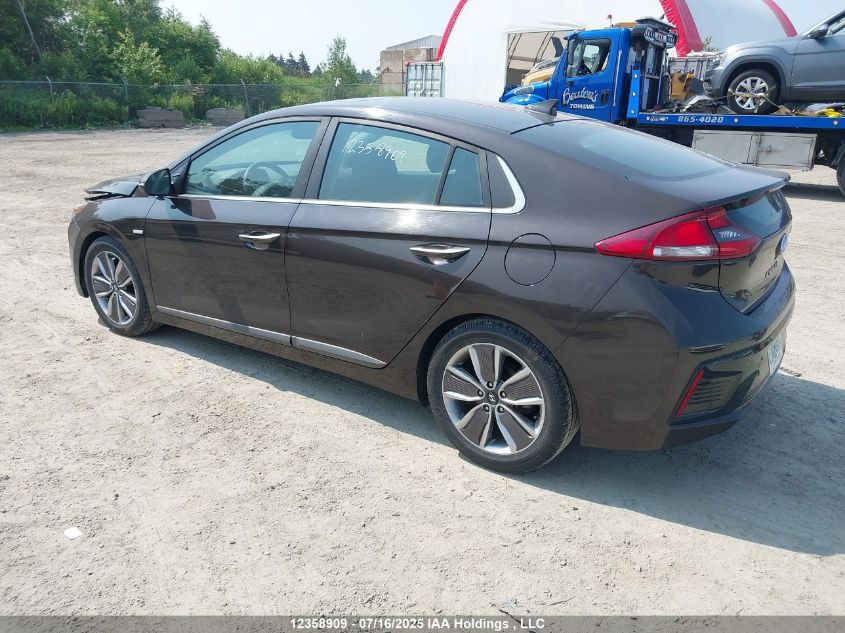 2019 Hyundai Ioniq Hybrid Luxury VIN: KMHC05LC2KU141708 Lot: 12358909