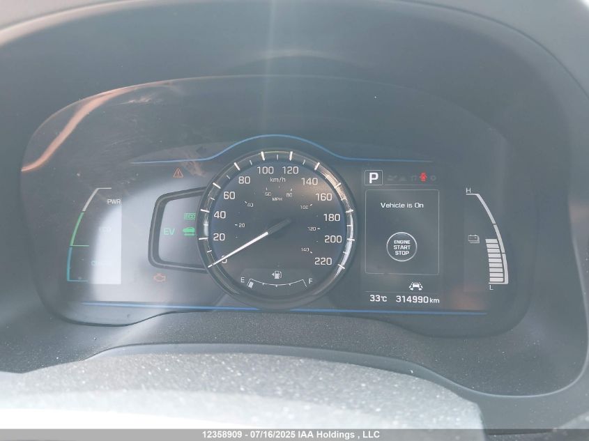 2019 Hyundai Ioniq Hybrid Luxury VIN: KMHC05LC2KU141708 Lot: 12358909