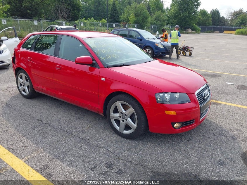 WAUHF78P37A113874 2007 Audi A3 2 auction photo 1