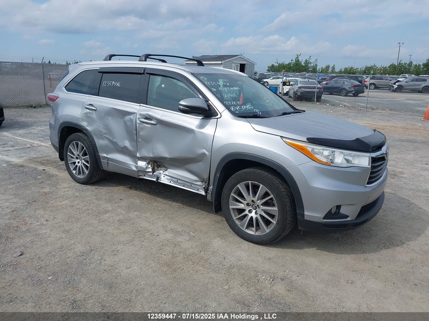 5TDJKRFHXGS501968 2016 Toyota Highlander Xle auction photo 1