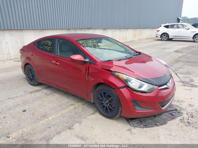 5NPDH4AE1GH745123 2016 Hyundai Elantra L auction photo 1