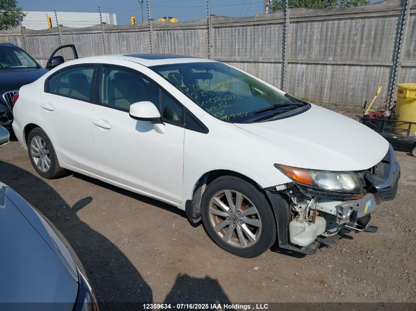 2012 Honda Civic Sdn VIN: 2HGFB2F95CH052294 Lot: 12359634