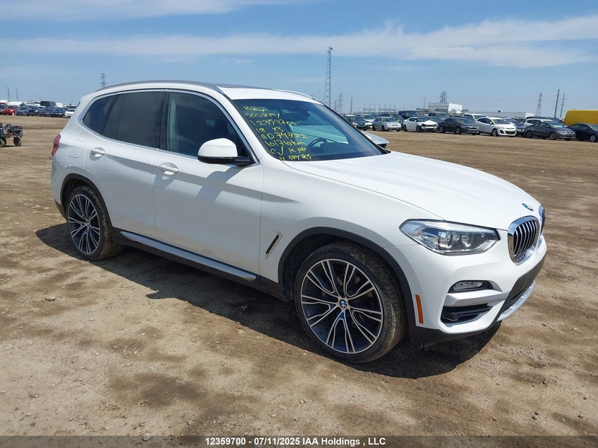 5UXTR9C59JLD74722 2018 BMW X3 xDrive30I auction photo 1