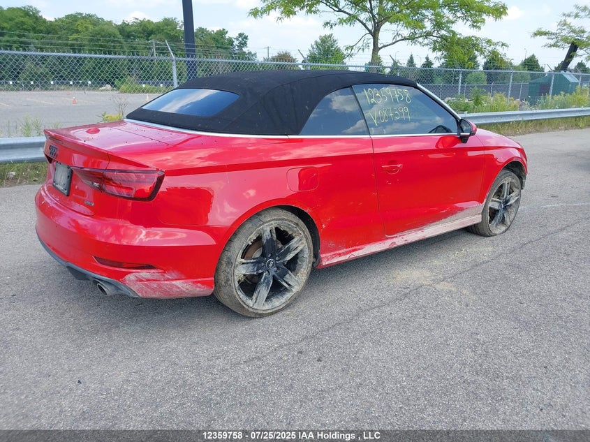 2018 Audi A3 2.0T Progressiv VIN: WAUY8LFF4J1087399 Lot: 12359758