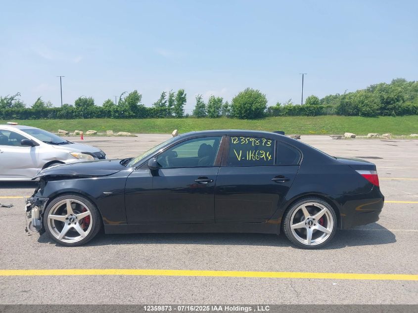 2005 BMW 545 I VIN: WBANB33505B116624 Lot: 12359873