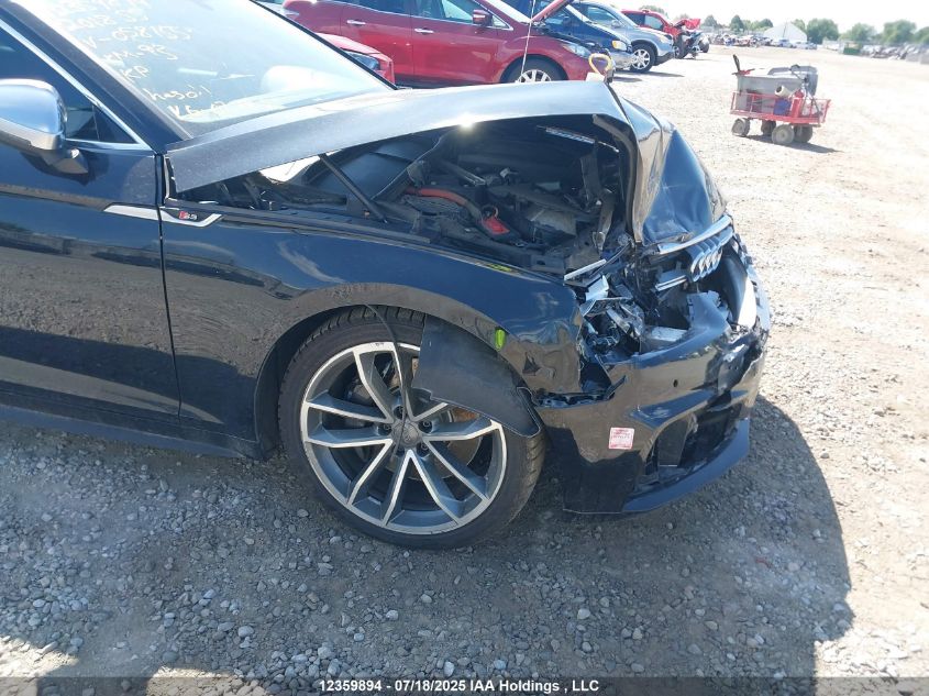 2018 Audi S5 VIN: WAUC4CF50JA058155 Lot: 12359894