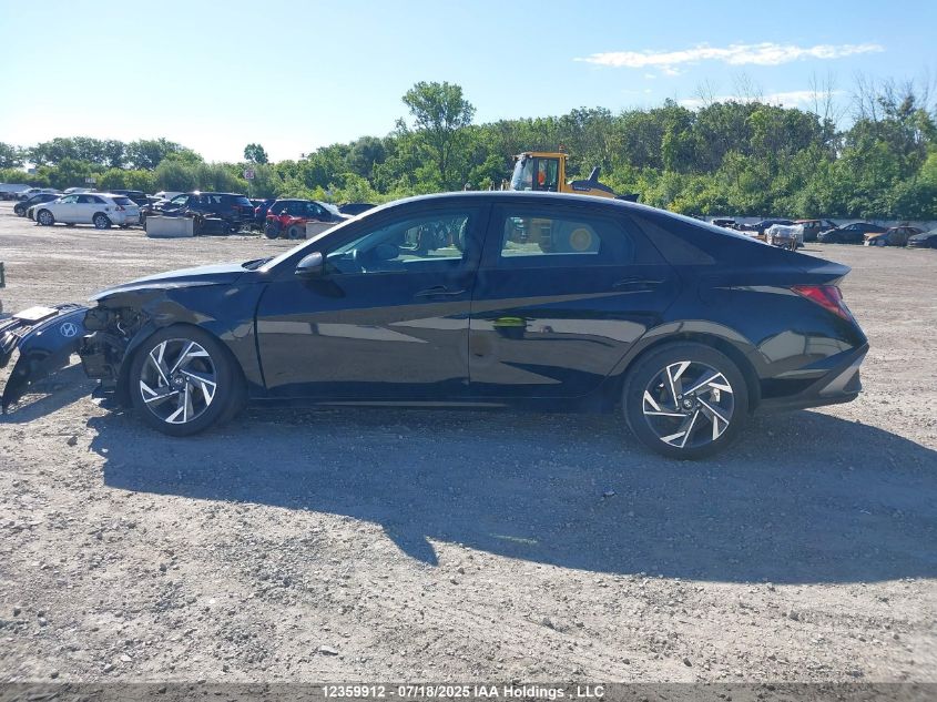 2025 Hyundai Elantra VIN: KMHLM4DG4SU895239 Lot: 12359912