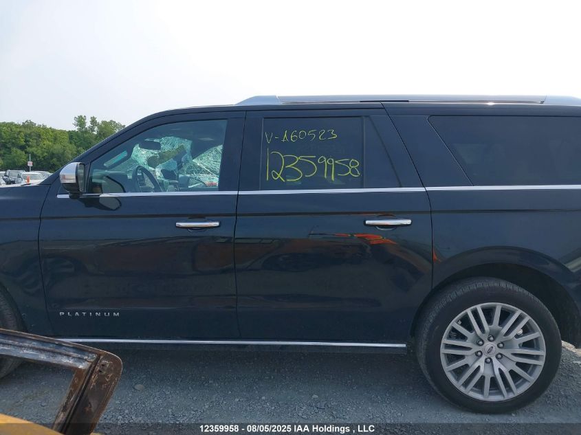 2022 Ford Expedition Max Platinum VIN: 1FMJK1MT2NEA60523 Lot: 12359958