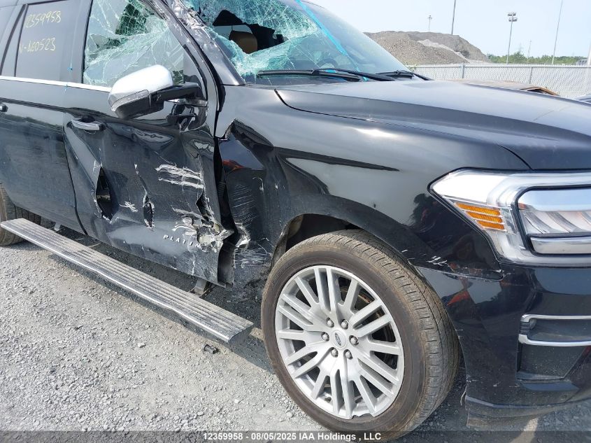2022 Ford Expedition Max Platinum VIN: 1FMJK1MT2NEA60523 Lot: 12359958