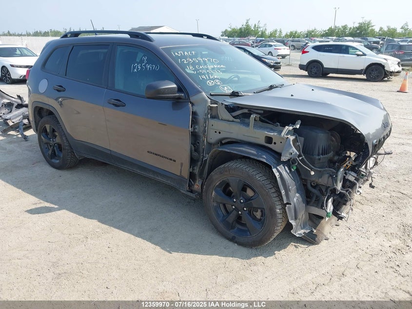 1C4PJLAB7JD595243 2018 Jeep Cherokee Sport auction photo 1