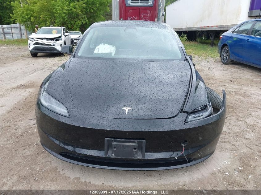 2025 Tesla Model 3 VIN: 5YJ3E1EB0SF923033 Lot: 12359991