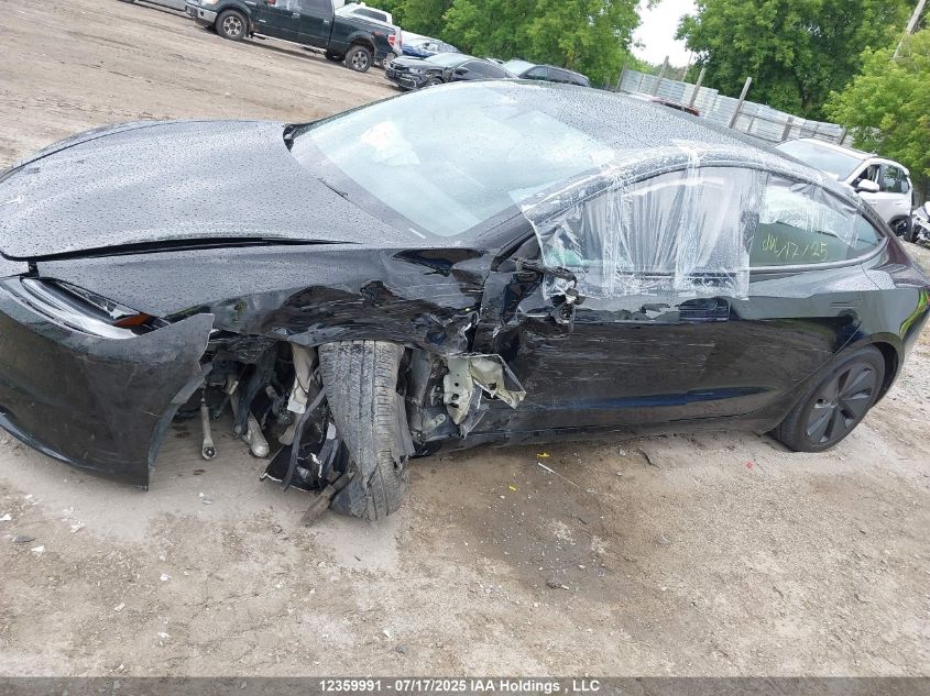 2025 Tesla Model 3 VIN: 5YJ3E1EB0SF923033 Lot: 12359991