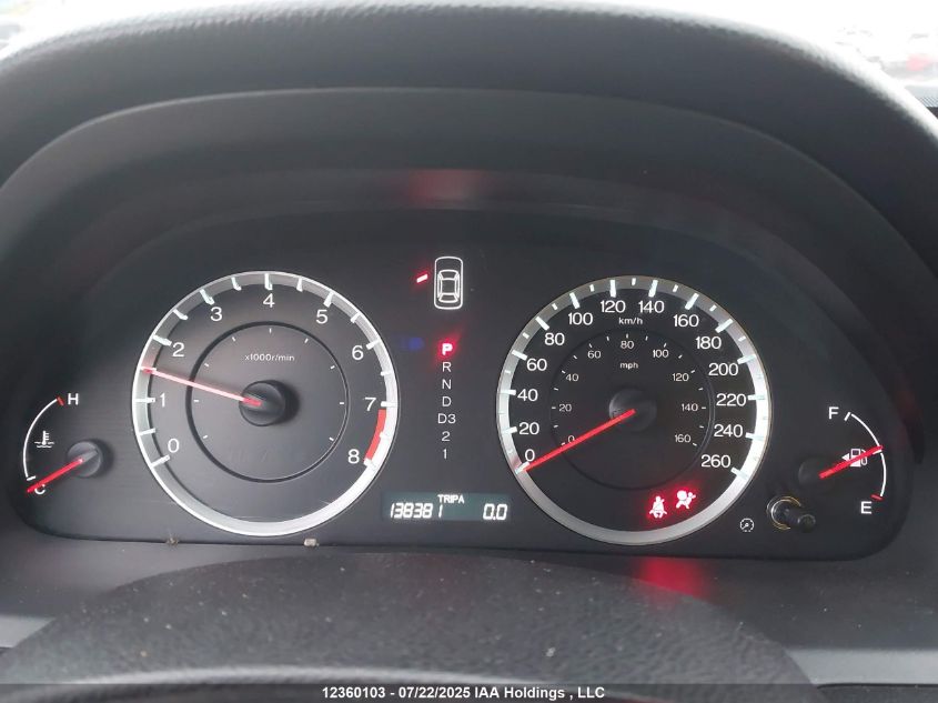 2010 Honda Accord Exl VIN: 1HGCP2F80AA805429 Lot: 12360103