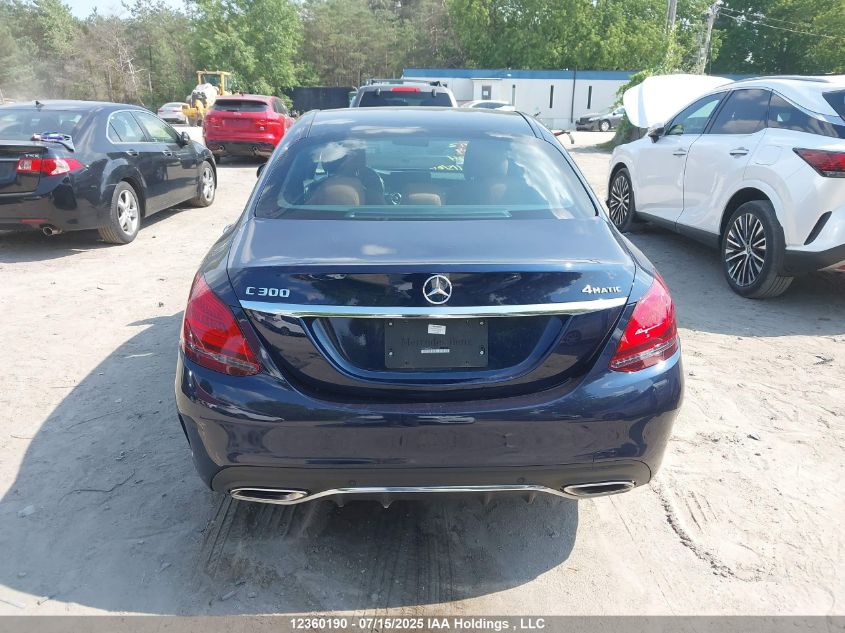 2019 Mercedes-Benz C 300 4Matic VIN: 55SWF8EB3KU314679 Lot: 12360190