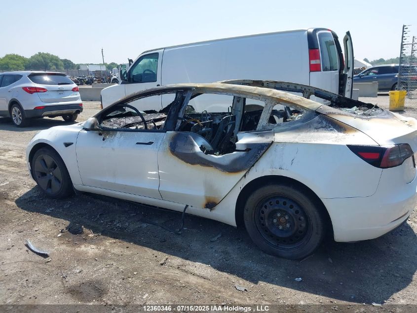 2023 Tesla Model 3 Rwd VIN: 5YJ3E1EA0PF396383 Lot: 12360346