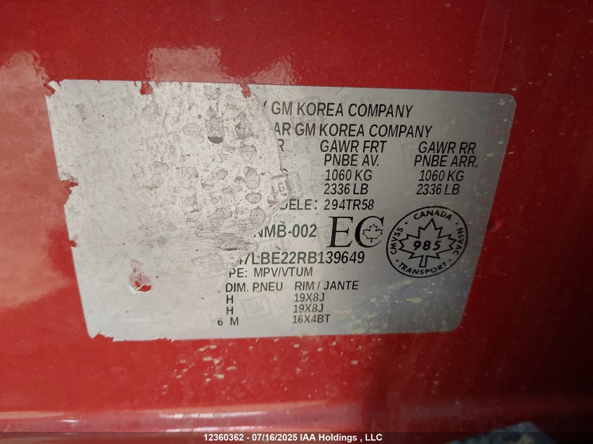 KL47LBE22RB139649 2024 BUICK ENVISTA photo no. 19