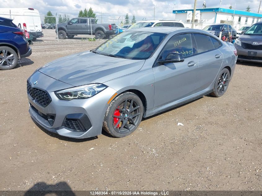 2022 BMW M235Xi VIN: WBA13AL04N7K75766 Lot: 12360364