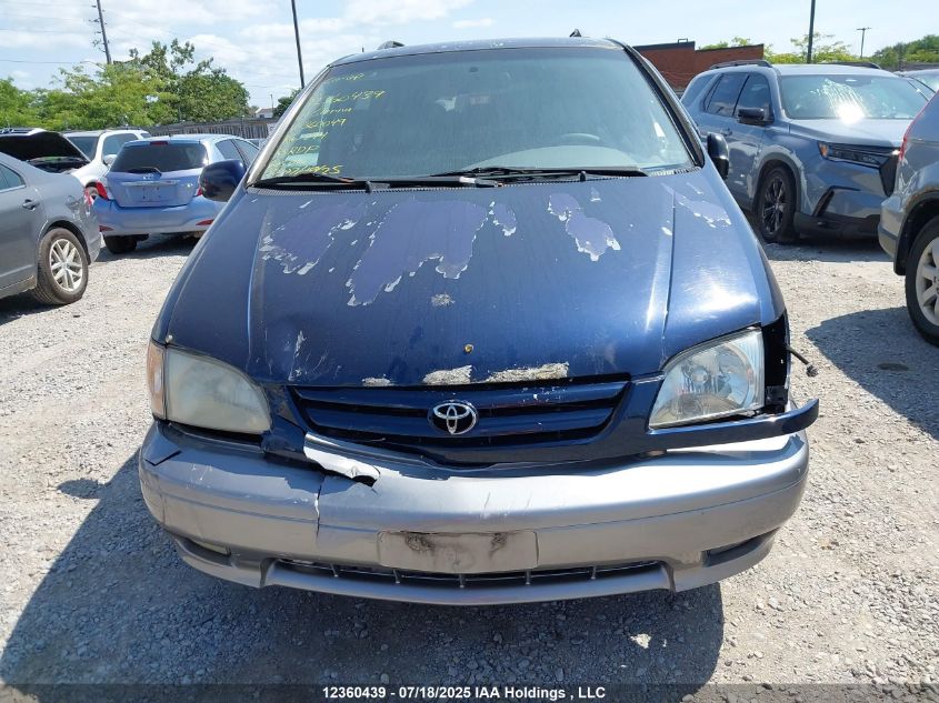 2001 Toyota Sienna Le VIN: 4T3ZF13CX1U360049 Lot: 12360439