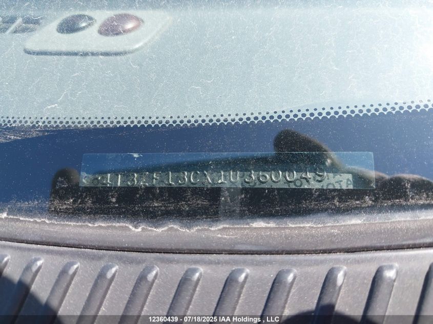 2001 Toyota Sienna Le VIN: 4T3ZF13CX1U360049 Lot: 12360439