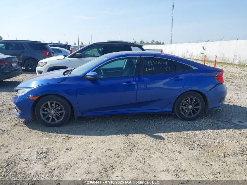 2020 Honda Civic Ex 4Dr VIN: 2HGFC2F70LH024186 Lot: 12360441