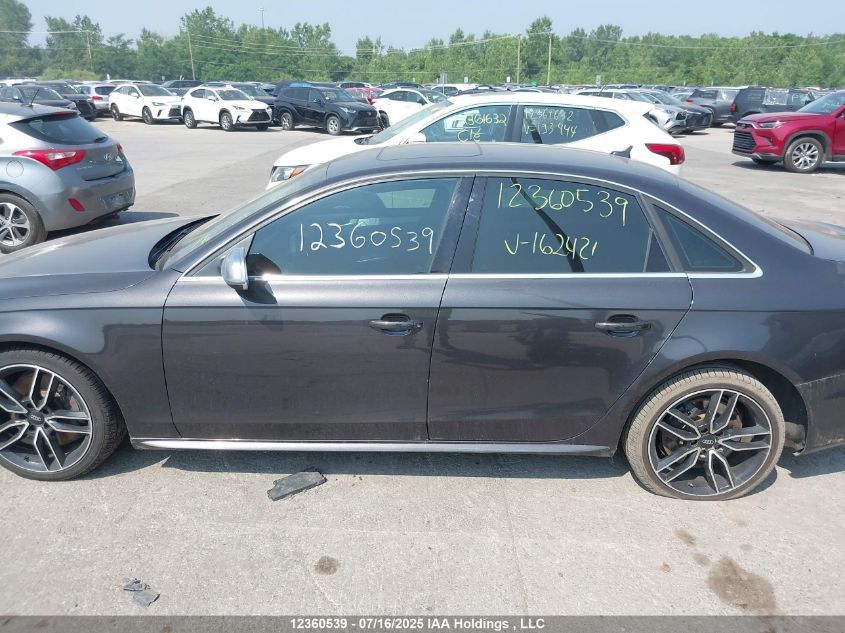 2013 Audi S4 Premium Plus VIN: WAUBGCFL3DA162421 Lot: 12360539