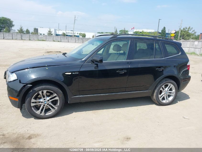 2008 BMW X3 3.0I VIN: WBXPC93428WJ08883 Lot: 12360709