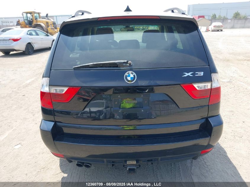 2008 BMW X3 3.0I VIN: WBXPC93428WJ08883 Lot: 12360709