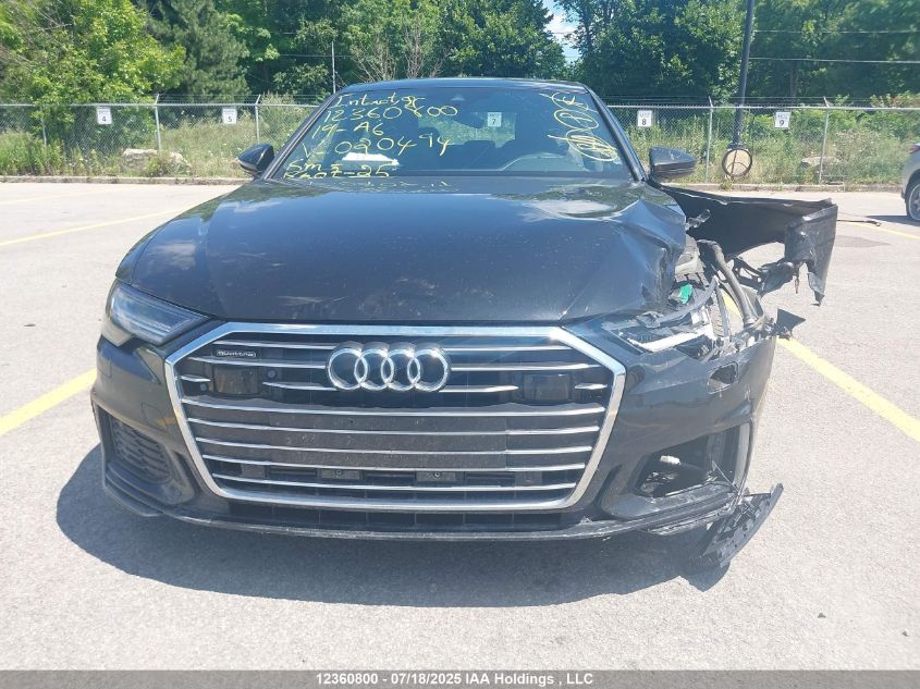 2019 Audi A6 VIN: WAUK2AF20KN020494 Lot: 12360800