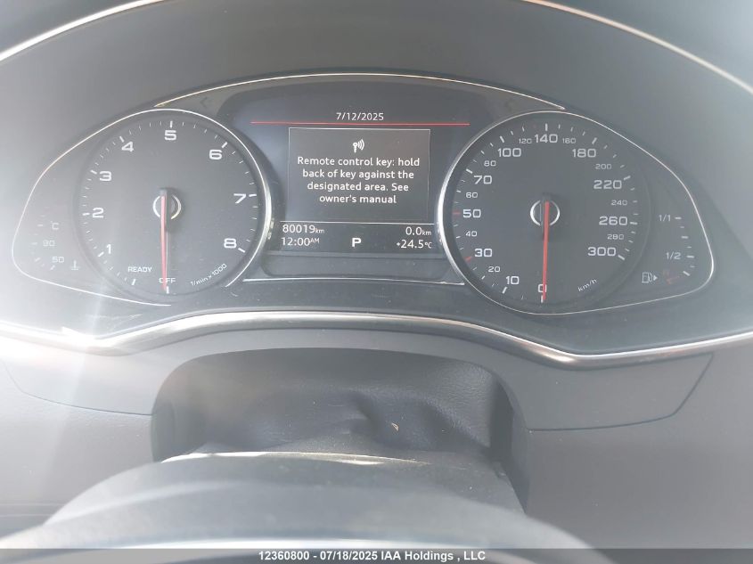 2019 Audi A6 VIN: WAUK2AF20KN020494 Lot: 12360800