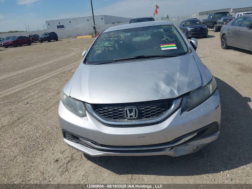 2014 Honda Civic Lx VIN: 2HGFB2F48EH017417 Lot: 12360804