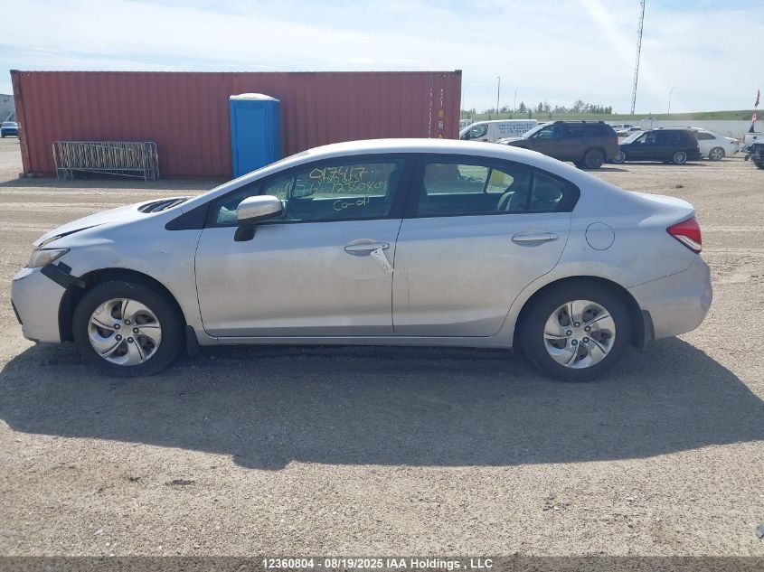 2014 Honda Civic Lx VIN: 2HGFB2F48EH017417 Lot: 12360804