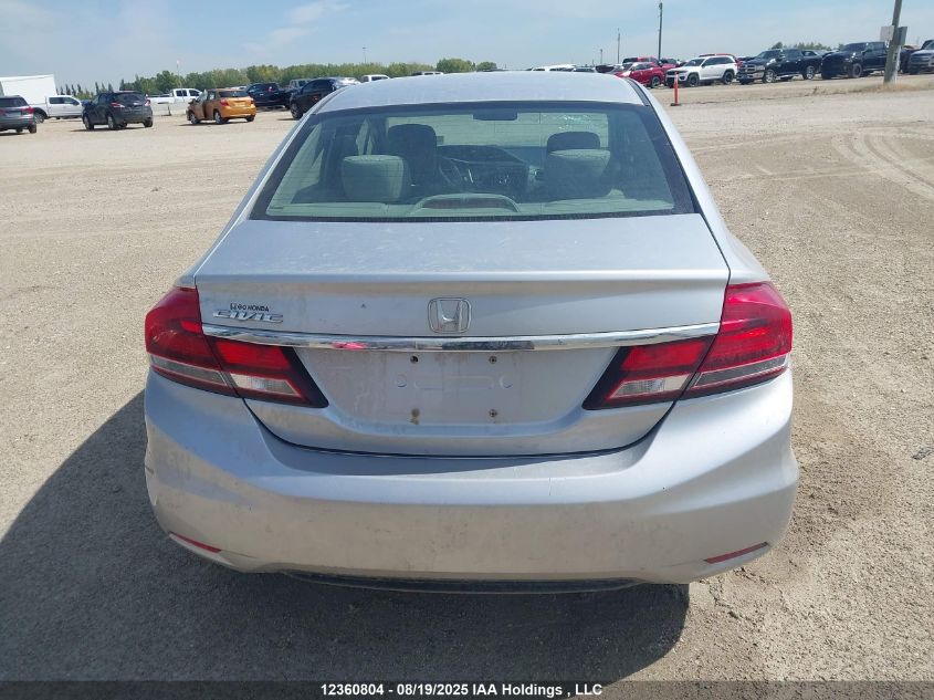 2014 Honda Civic Lx VIN: 2HGFB2F48EH017417 Lot: 12360804