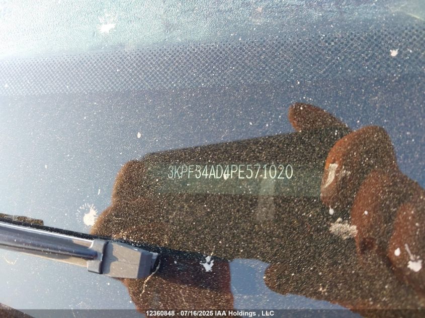 2023 Kia Forte Ex/Ex+/Ex Premium VIN: 3KPF34AD4PE571020 Lot: 12360848