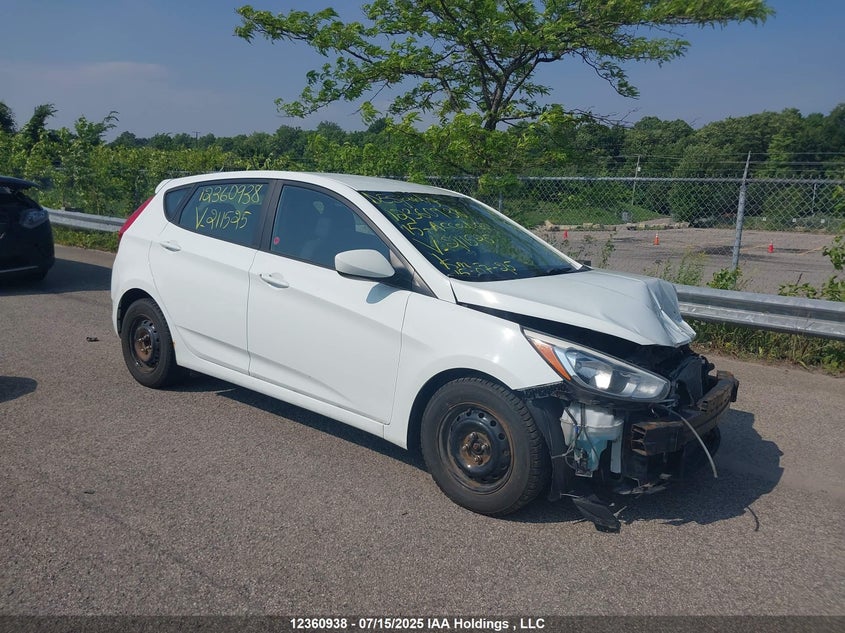 2015 Hyundai Accent Gs VIN: KMHCT5AE3FU211525 Lot: 12360938