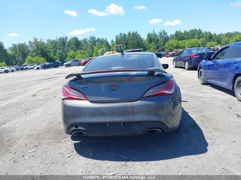 2013 Hyundai Genesis Coupe 2.0T VIN: KMHHT6KD9DU088358 Lot: 12360978