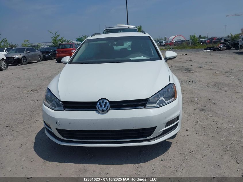 2017 Volkswagen Golf Sportwagen VIN: 3VW017AU7HM538451 Lot: 12361023