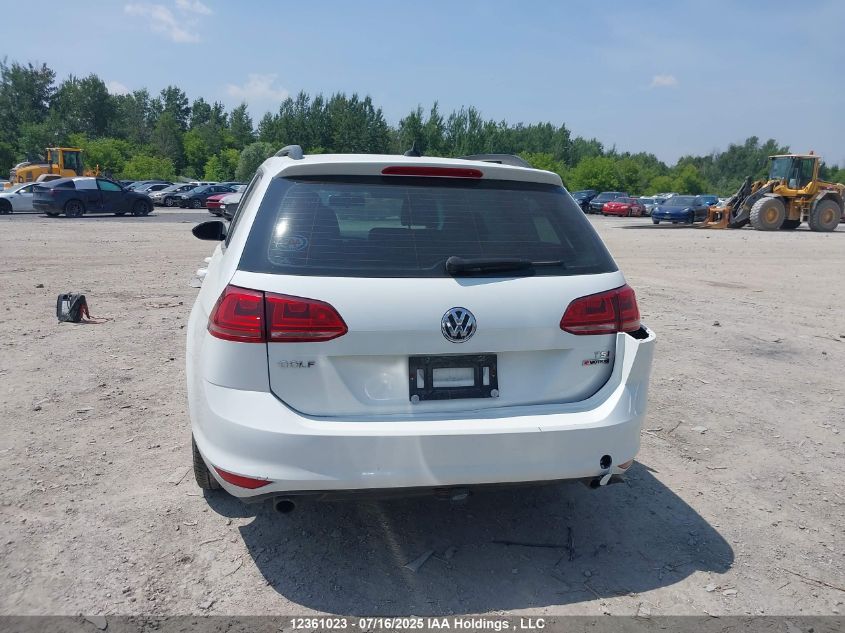 2017 Volkswagen Golf Sportwagen VIN: 3VW017AU7HM538451 Lot: 12361023