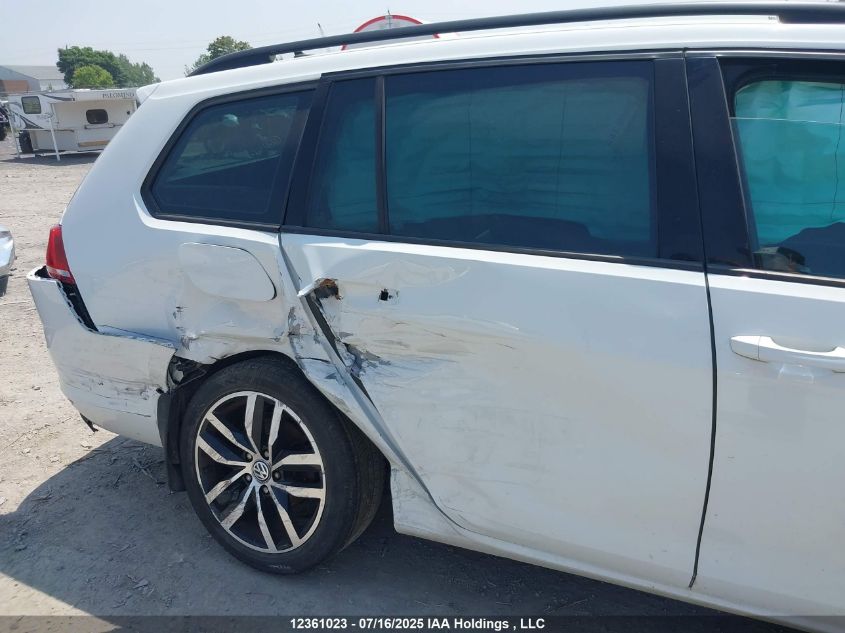 2017 Volkswagen Golf Sportwagen VIN: 3VW017AU7HM538451 Lot: 12361023