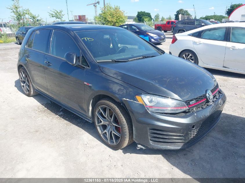 VOLKSWAGEN GOLF GTI 2016 3VW4T7AU8GM054119 Photo 1