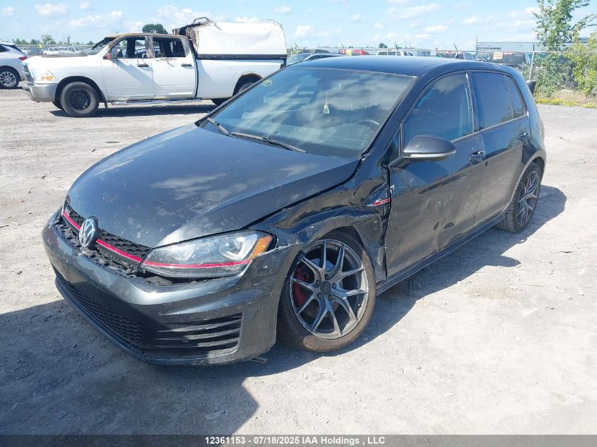 VOLKSWAGEN GOLF GTI 2016 3VW4T7AU8GM054119 Photo 2