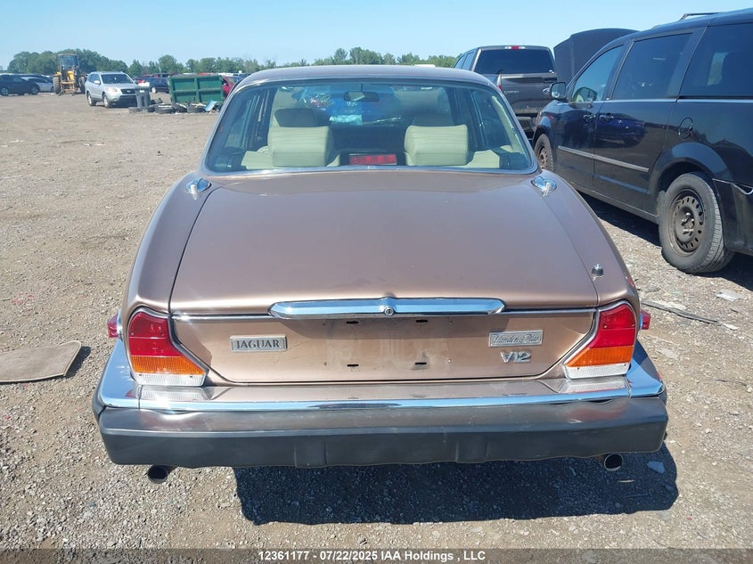1987 Jaguar Xj12 VIN: SAJBN1044HC471776 Lot: 12361177