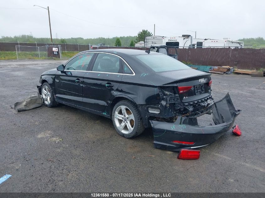 2018 Audi A3 2.0T Komfort VIN: WAUB8GFF9J1034212 Lot: 12361550